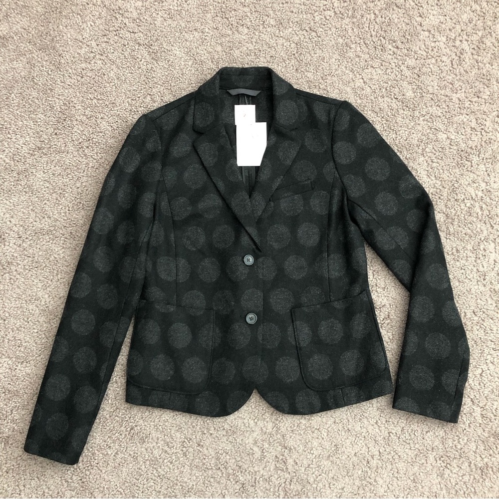 Gap Blazer Womens Size 2 The Academy Blazer Wool Blend